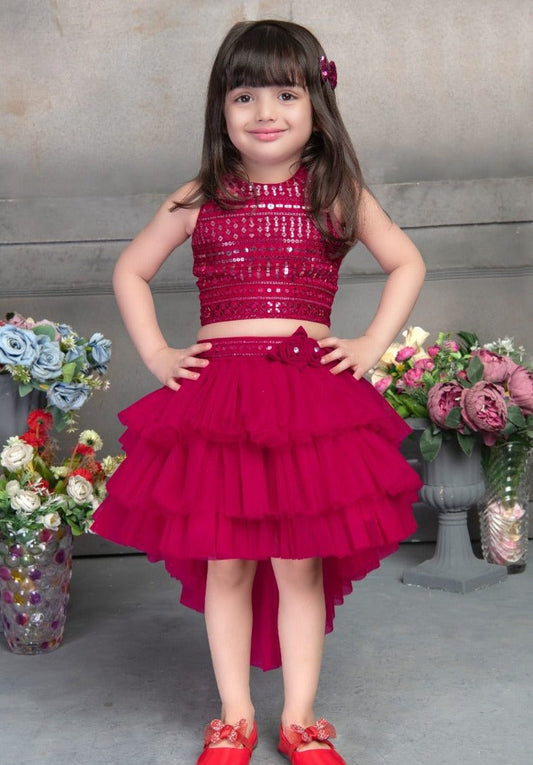 Girls Elegant Premium Party Occassion Lehanka Choli